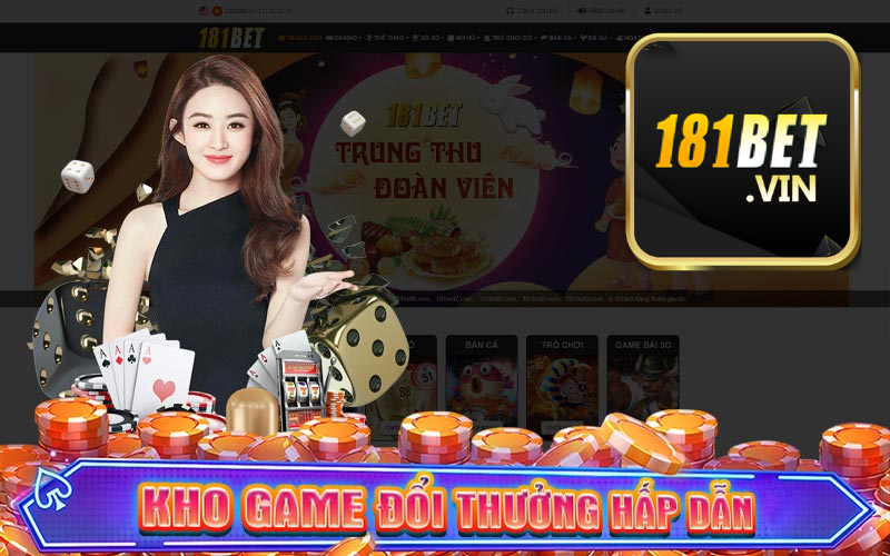 Kho trò chơi cá cược 181bet đa dạng